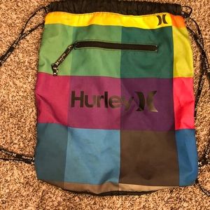 Hurley cinched top bag